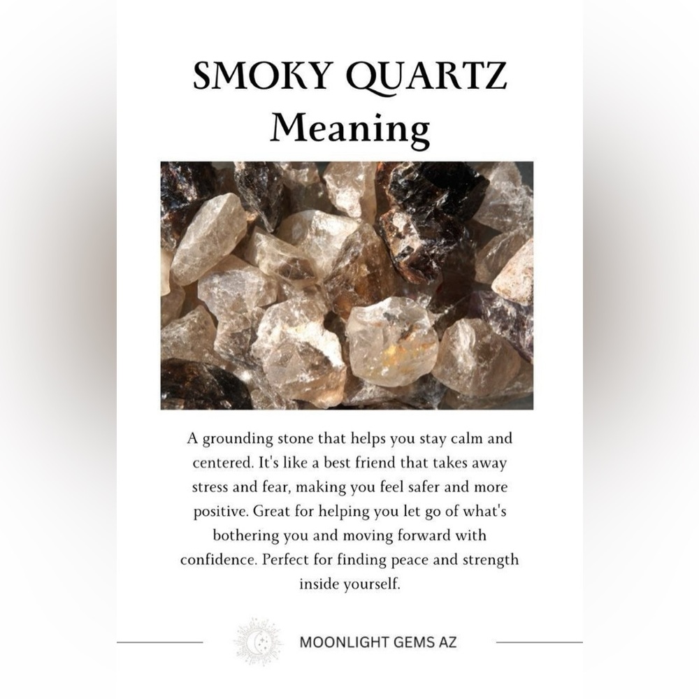 🖤Smoky Quartz Crystal in Mini Terracotta Pot🖤 - Picture 4 of 5